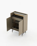 Mueble bar Desmond - Muebles de bar - El Workshop - Lacado beige grisáceo mate