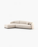 Sofá Amalia con chaise longue - Sofás - El Workshop - Xangai Blanco