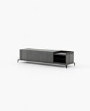 Mueble de TV Milos - Muebles de tv - El Workshop - Chapa de eucalipto ahumado mate