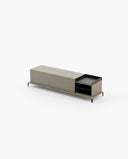 Mueble de TV Milos - Muebles de tv - El Workshop - Chapa de eucalipto gris mate