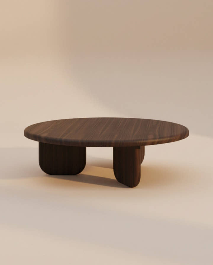Mesa de centro Williams - Mesa de centro - El Workshop - Chapa de nogal mate