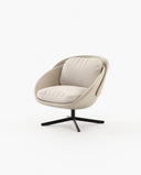 Sillón giratorio George - Sillón - El Workshop - Xangai Blanco