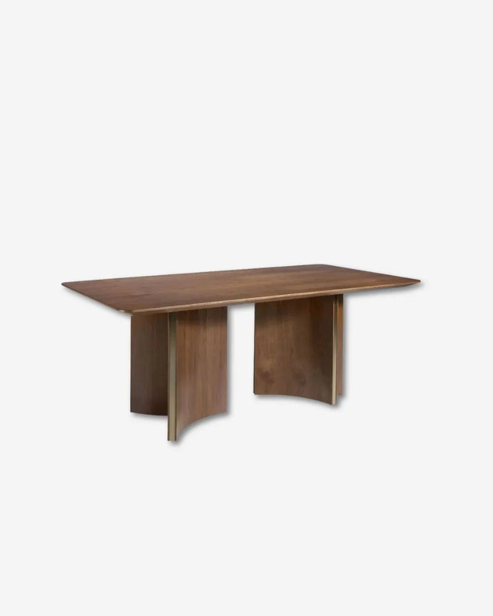 Mesa comedor rectangular nogal