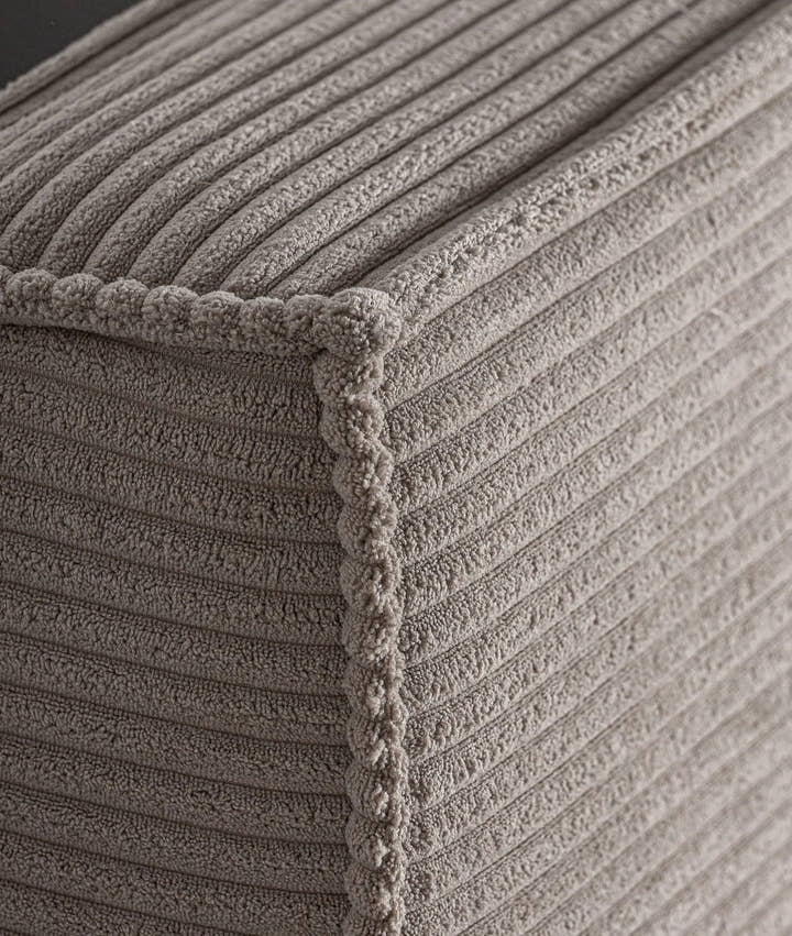 CAMA + SOMMIER GRIS LINEAS - Cabeceros - El Workshop - poliéster