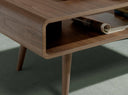 Mesa centro rectangular nogal