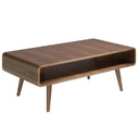Mesa centro rectangular nogal