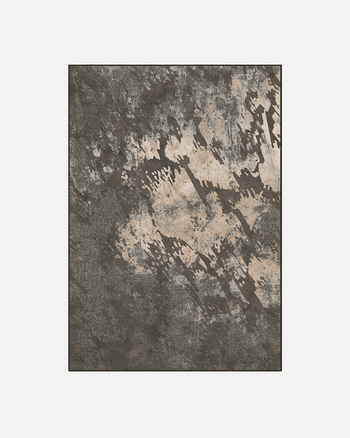 Alfombra rectangular Jimena en tonos grises