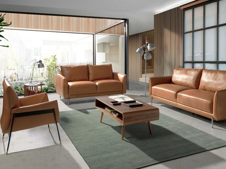 Mesa rincón redonda nogal