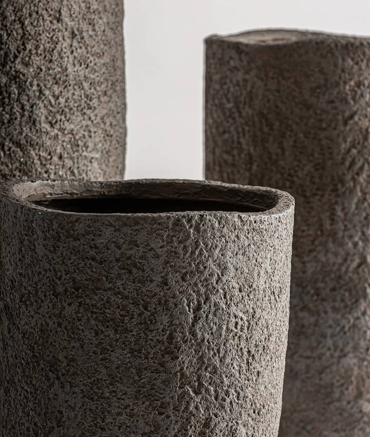 JUEGO DE 3 MACETAS ROKA - Macetas - El Workshop - cerámica