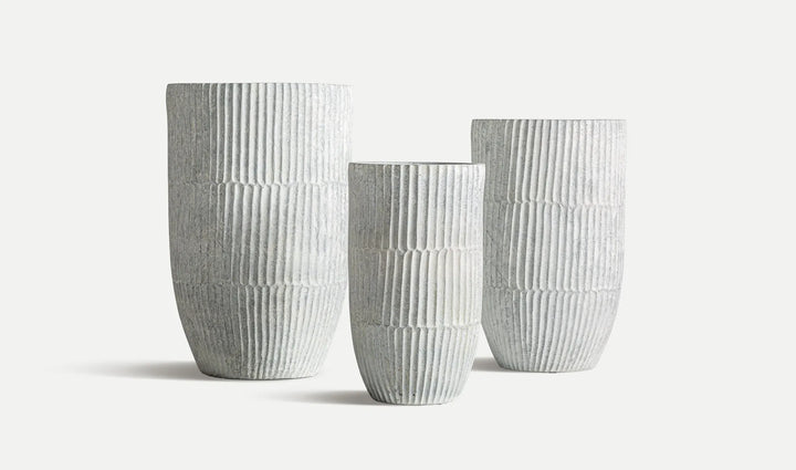 SET VAN 3 LUME POTTEN