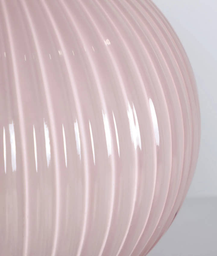 JARRÓN DECORATIVO NUDE DE VIDRIO COLOR ROSA - Jarrones y centros - El Workshop - vidrio