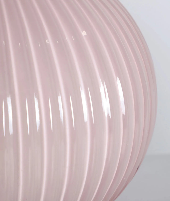 JARRÓN DECORATIVO NUDE DE VIDRIO COLOR ROSA