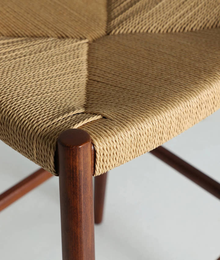 TABURETE ZELHEM DE MADERA Y CUERDA - Taburetes altos - El Workshop - madera de haya