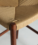 TABURETE ZELHEM DE MADERA Y CUERDA