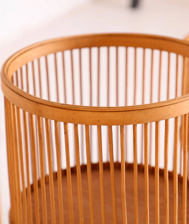 Juego de 3 macetas de fibras naturales artesanal ARTEAGA - Macetas - El Workshop - bambú