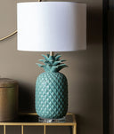 Lámpara de mesa EYEN detalles verde