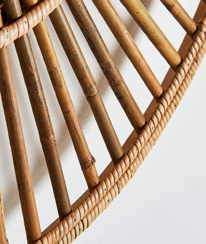 Espejo redondo natural ARTEAGA - Espejos - El Workshop - bambú