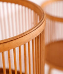 Juego de 3 macetas de fibras naturales artesanal ARTEAGA