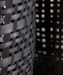 Juego de 2 cestas para ropa bambú negro KALESHE