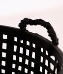 Juego de 2 cestas para ropa bambú negro KALESHE