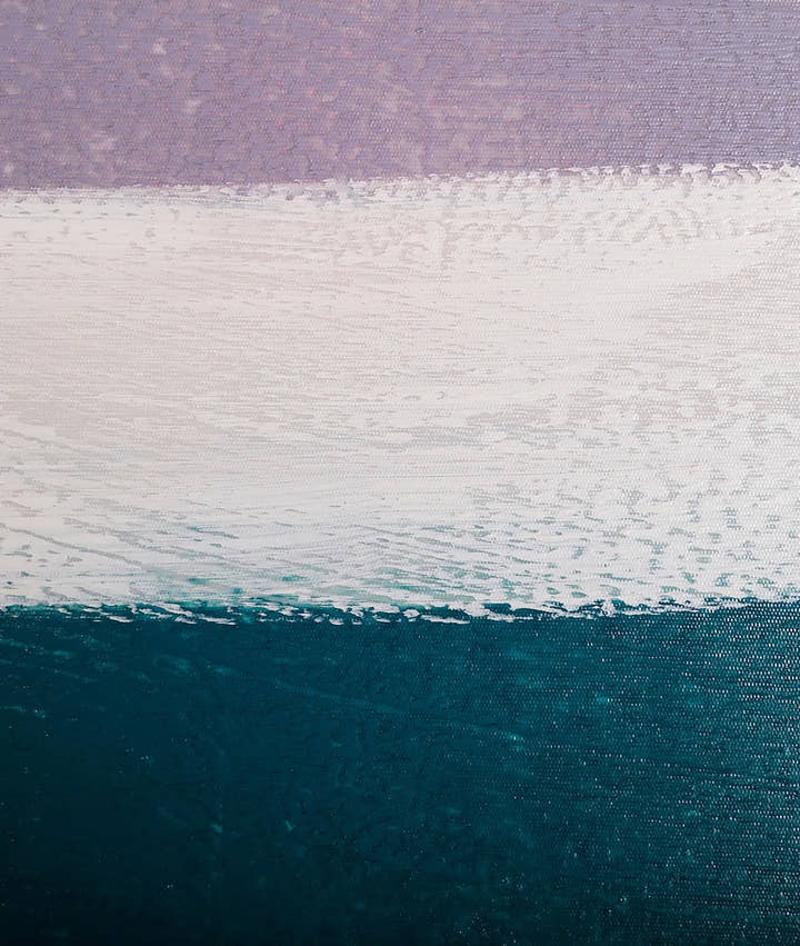 Juego de 2 lienzos LUDKA pintado a mano colores pasteles - Pinturas y lienzos - El Workshop - lienzo