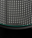 Mesa auxiliar industrial de metal negro