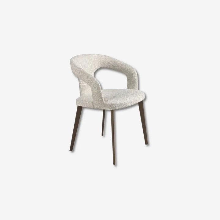 White fabric chair