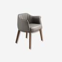 Silla polipiel gris