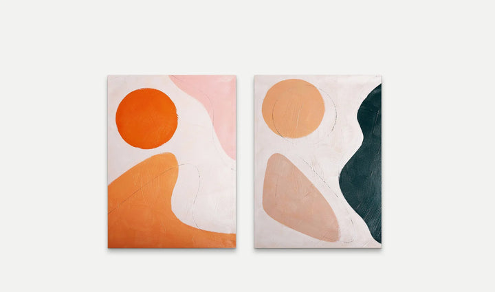 Set of 2 JULA canvases