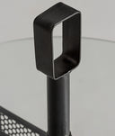 Mesa auxiliar FUSSEN color negro, metálica