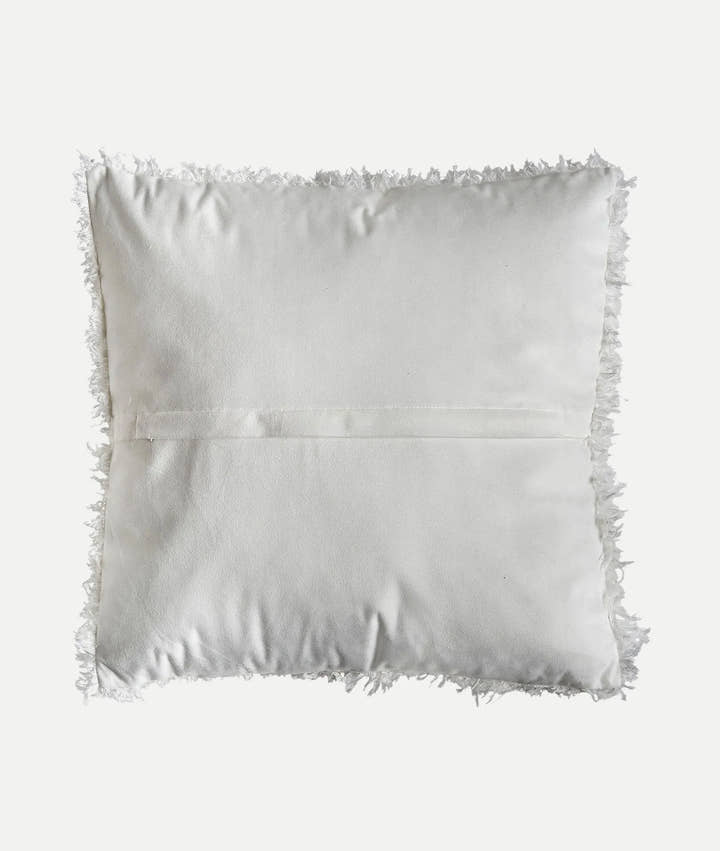 Cojín ASIRA en poliéster de color blanco - Cojines - El Workshop - poliéster