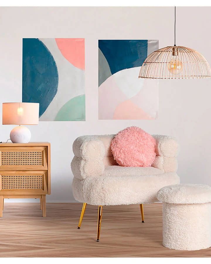 Juego de 2 lienzos cuadros GIZELA - Pinturas y lienzos - El Workshop - lienzo