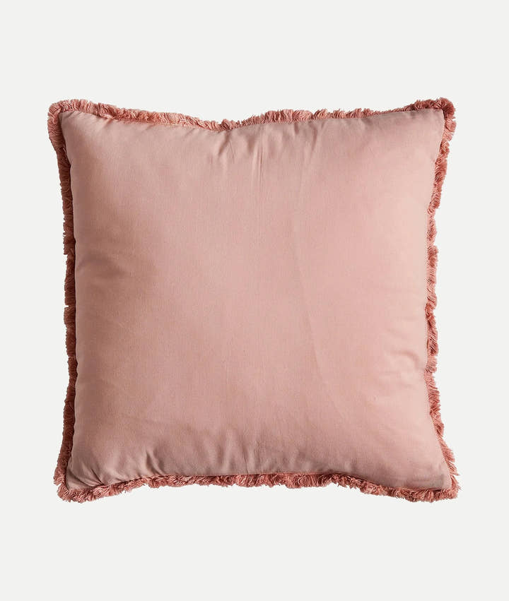 Cojin NELA rosa claro en poliester - Cojines - El Workshop - poliéster