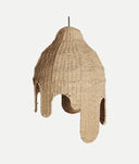 Lámpara de techo estilo boho de fibra natural HELLE