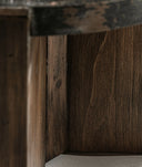 Mesa de centro tono marrón natural BANSAT