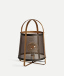 HAIDE tafellamp in goud en zwart metaal