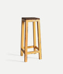 Taburete SAURIS de madera natural