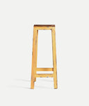 Taburete SAURIS de madera natural