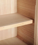 LARVIK dressoir van natuurlijk hout en gaas