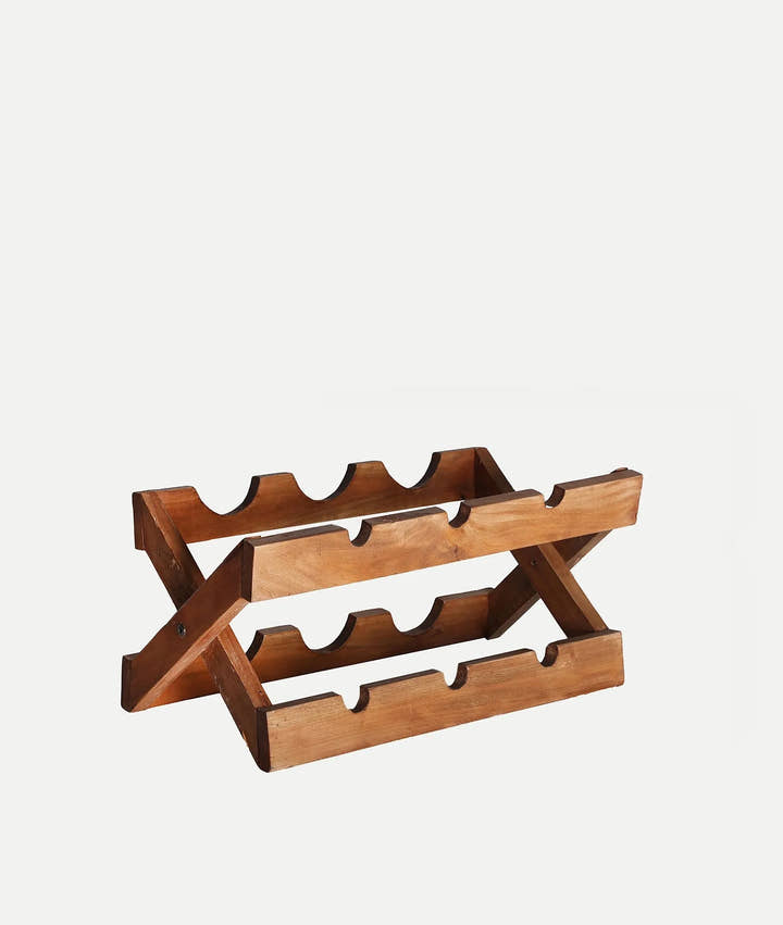 Botellero para Vinos AKVIRAN estilo rústico - Accesorios de cocina - El Workshop - madera de caoba