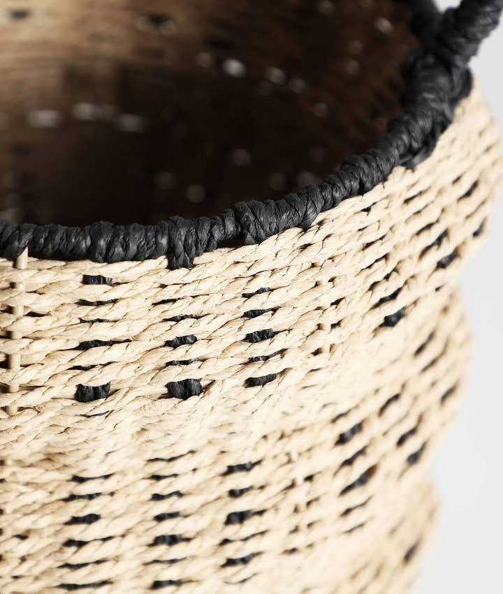 Juego de 2 cestas para ropa WICA estilo boho - Cestas - El Workshop - fibra natural