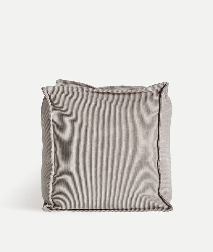 Reposapiés SEIA de pana blanca - Reposapiés y puffs - El Workshop - pana