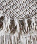 ALAYOR plafondlamp van witte katoenen stof