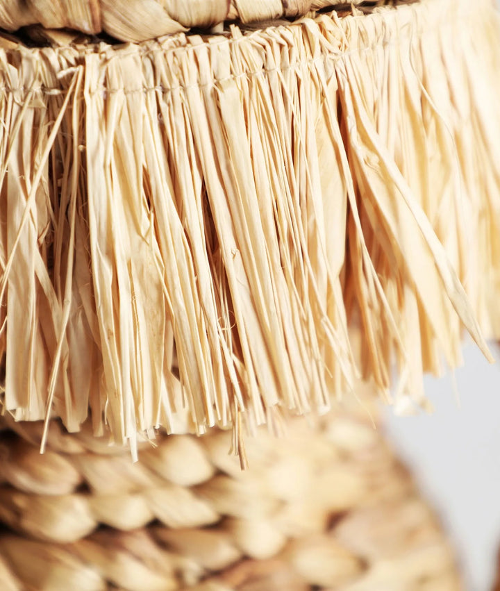 Juego de 2 cestas para ropa KASSES de fibra natural