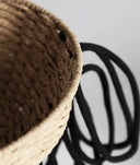 Juego de 2 cestas para ropa WICA de fibra natural