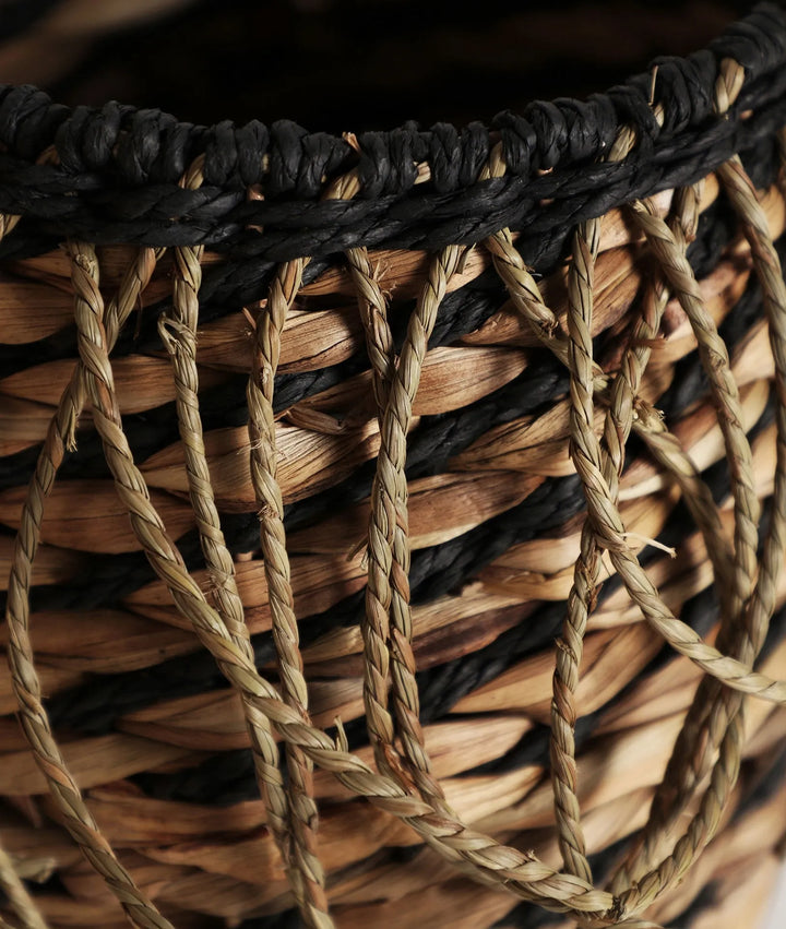 Juego de 2 cestas para ropa BLAIR estilo boho - Cestas - El Workshop - fibra natural