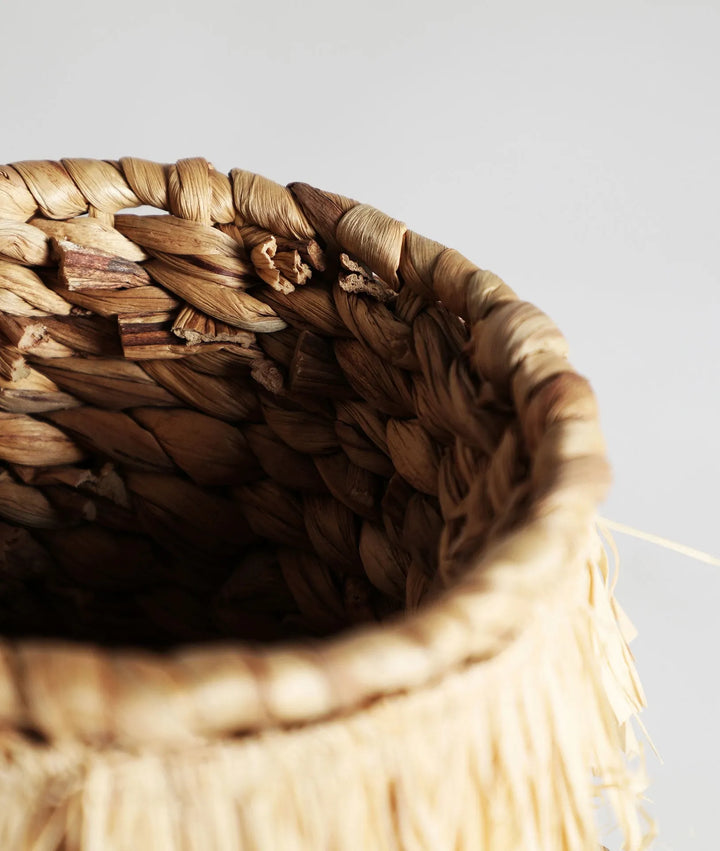 Juego de 2 cestas para ropa KASSES de fibra natural - Jarrones y centros - El Workshop - fibra natural