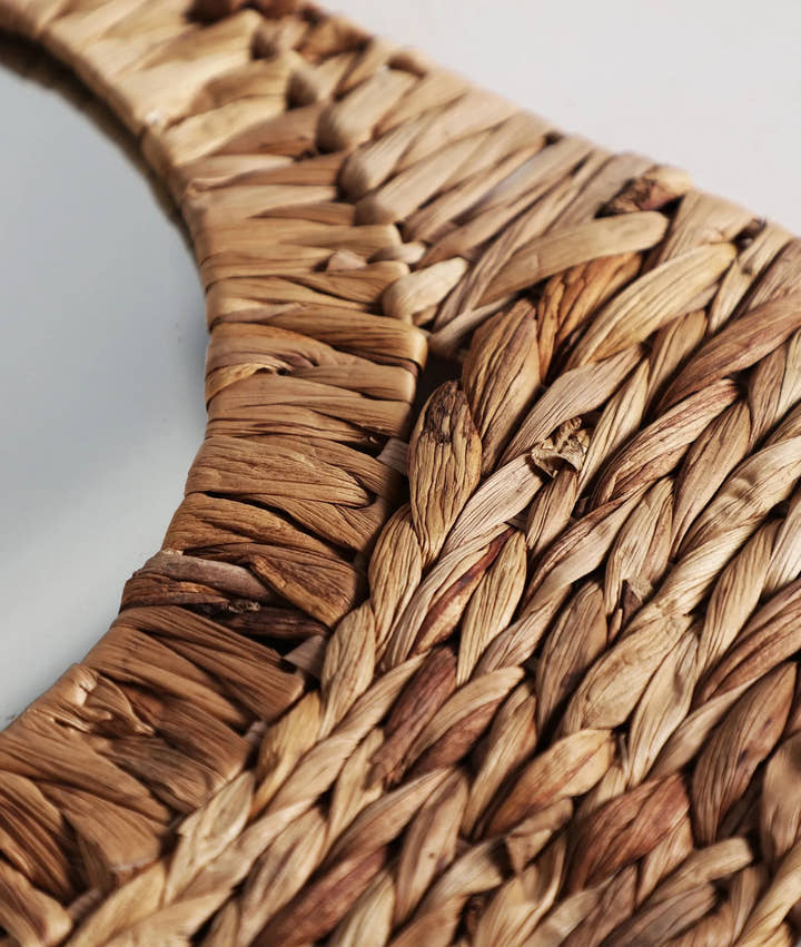 Espejo BLAIR de paja estilo boho - Espejos - El Workshop - paja