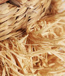 Cesta para ropa KASSES de fibra natural estilo boho