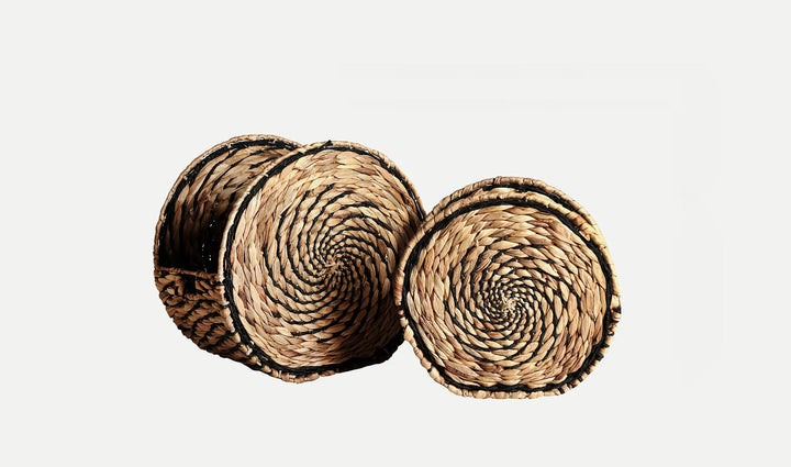 Juego de 2 cestas para ropa BLAIR estilo boho